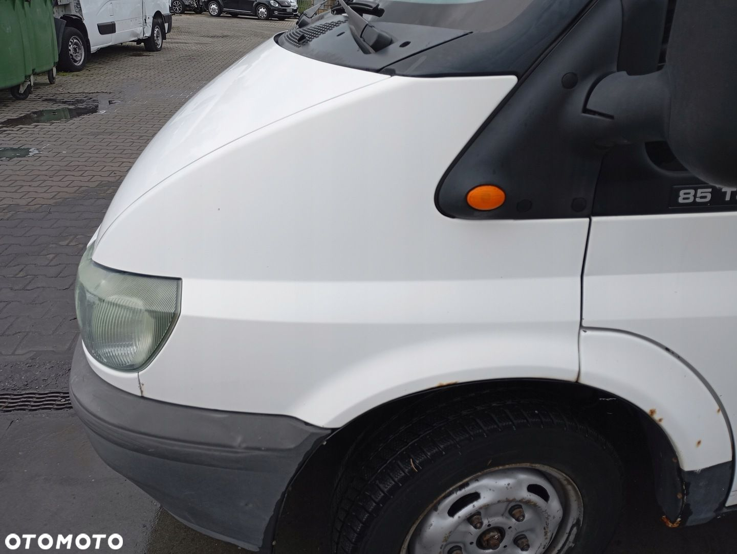 FORD TRANSIT MK6 VI 00-06 BŁOTNIK PRZÓD LEWY BIAŁY - 2