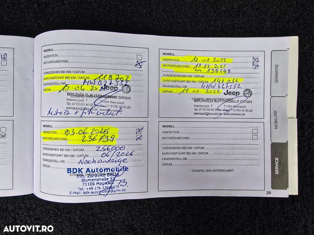 Jeep Cherokee 2.2 Multijet Active Drive I Automatik Night Eagle - 37