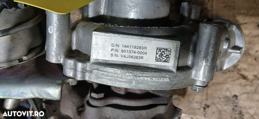 Turbina, turbosuflanta RENAULT CLIO 4, KANGOO, CAPTUR 1.5 dci an 2013-2021 cod 144119263R sau 8201164371 - 5