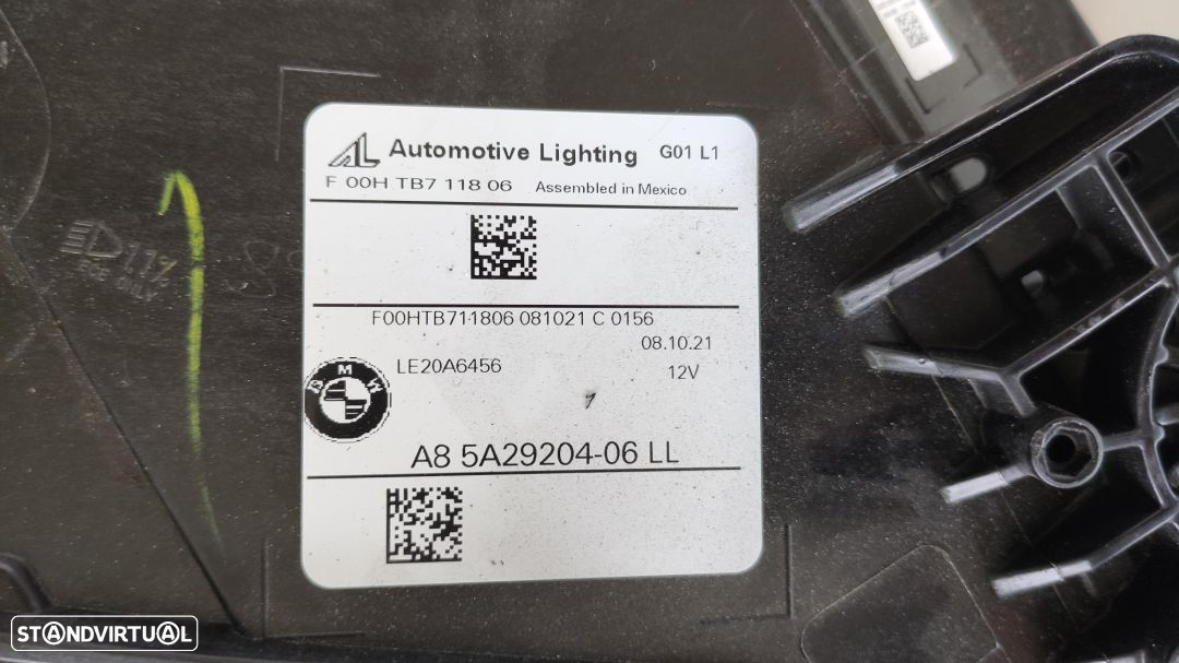 conjunto de faróis Full Led BMW G01 X3 + G02 x4 lci - 16