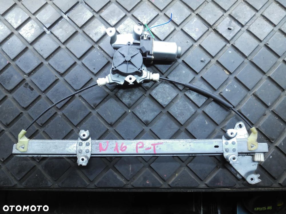 MECHANIZM SZYBY PRZÓD PRAWY NISSAN ALMERA N16 5D HB 00- - 1