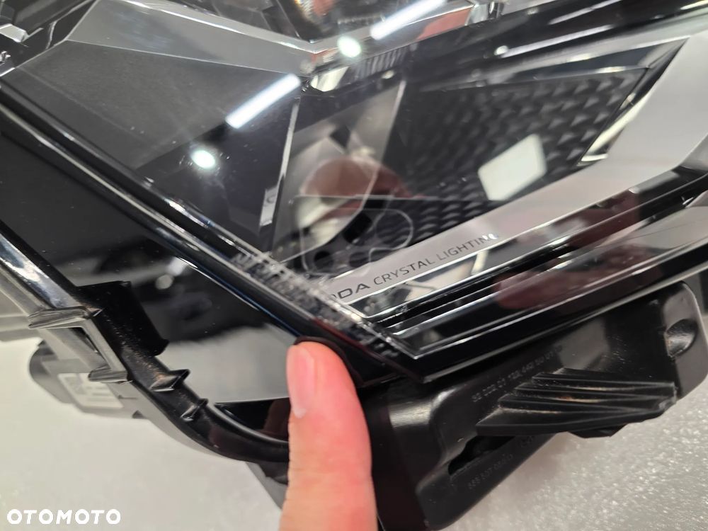 SKODA KAMIQ LIFT 23- 655 PRAWA LAMPA PRZEDNIA PRZÓD FULL LED FULLLED FULLED CRYSTAL LIGHTING , NR 655941035H , NR AUKCJI LPP163 - 8