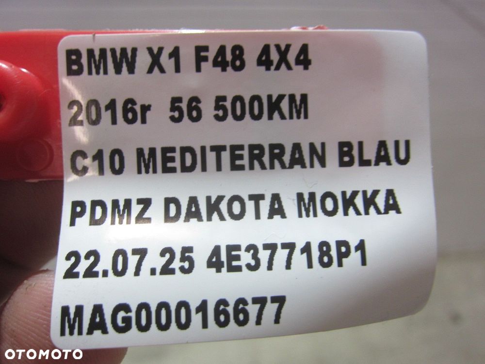 BMW X1 F48 B46 NADKOLE TYLNE LEWE OSŁONA LEWY TYŁ 51717346041 7346041 - 9
