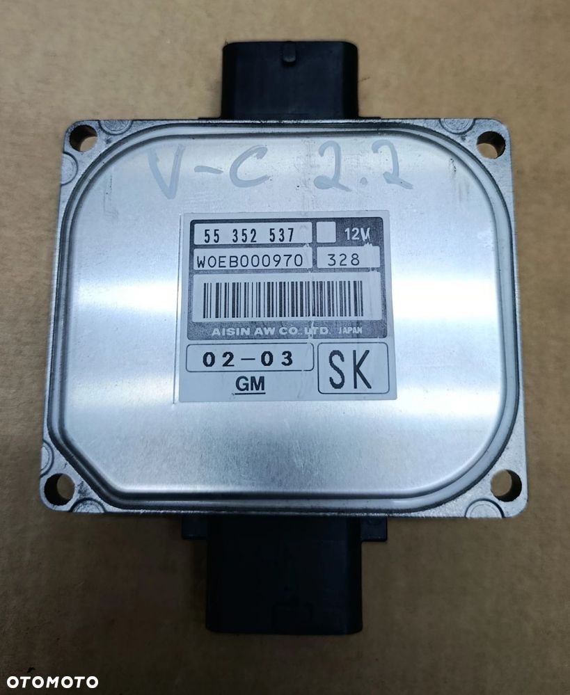 Vectra C sterownik komputer skrzyni automat 2,2 16V Opel 55 352 537, WOEB000970 - 1