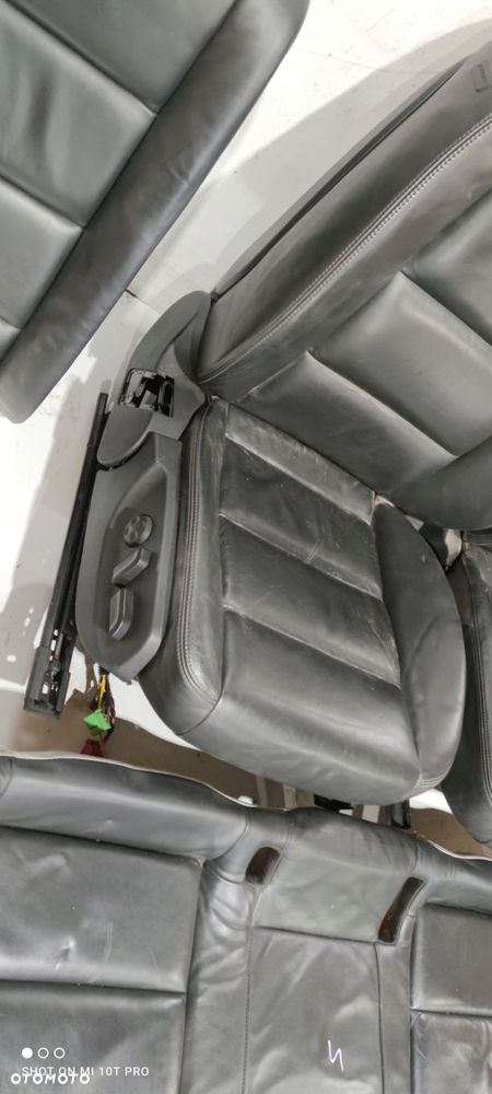 FOTEL FOTELE KOMPLET AUDI A6 C6 SKÓRA FULL *4* - 12