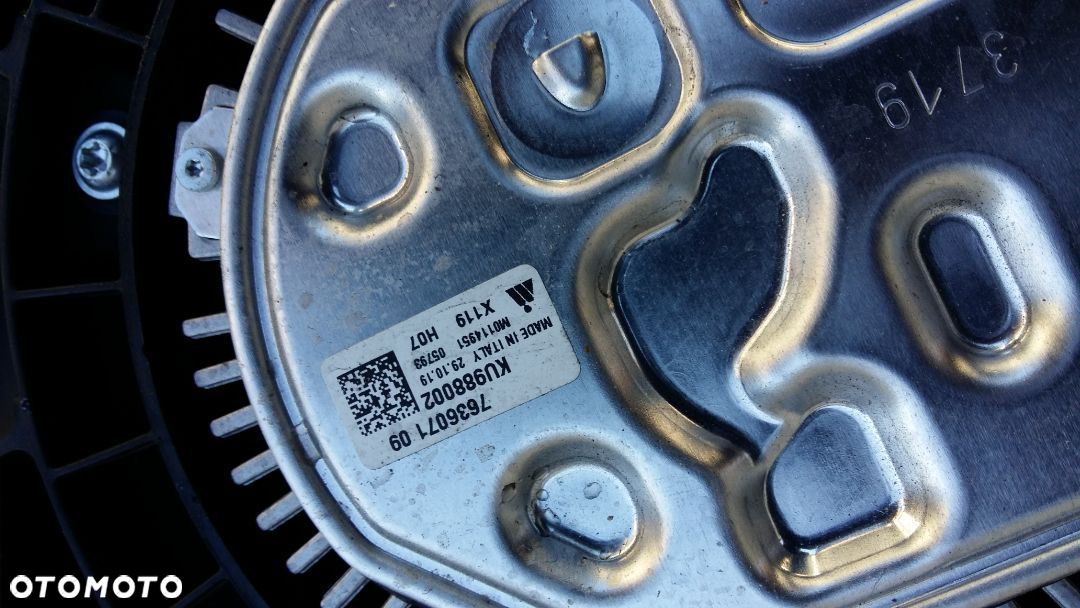 BMW F39 F45 F48 HYBRID WENTYLATOR 600W 7646410 - 6