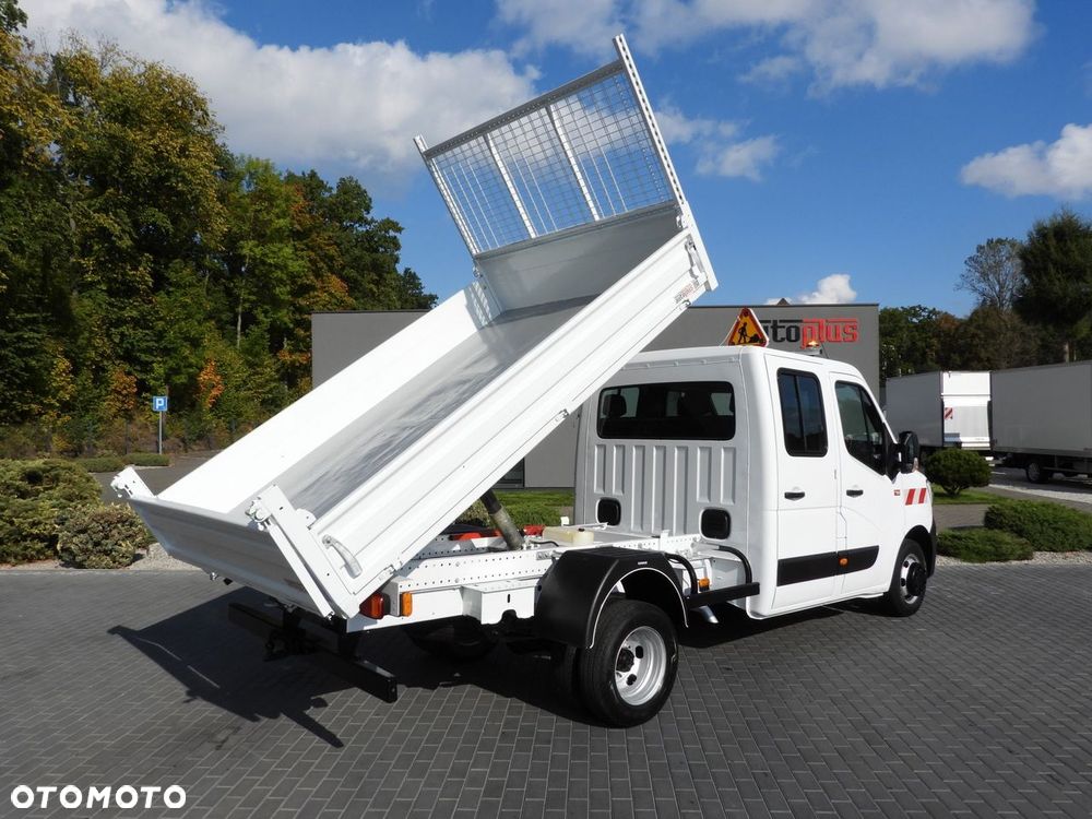 Renault MASTER WYWROTKA PODWÓJNA KABINA DOKA 6 MIEJSC TEMPOMAT LEDY BLIŹNIACZE KOŁA KLIMATYZACJA  165KM - 4