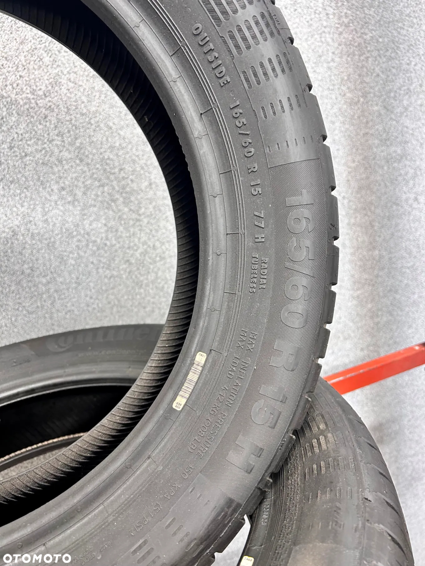 4 OPONY LETNIE CONTINENTAL 165/60/15  77H  CONTI ECO CONTACT 5 - 10
