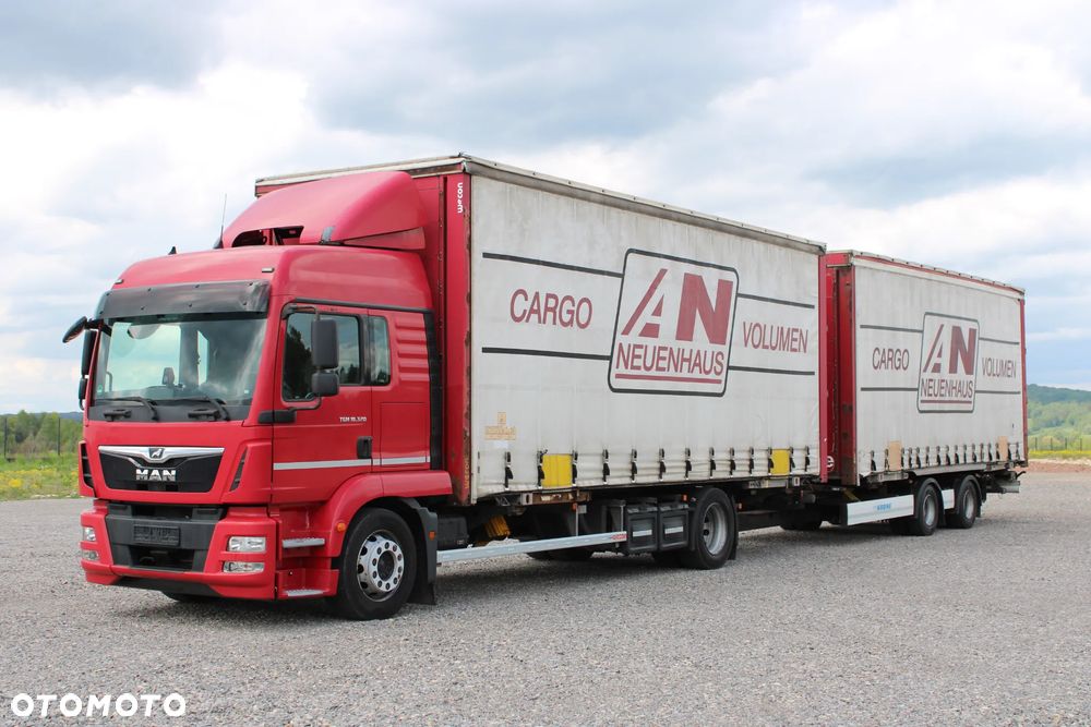 MAN TGM 18.320 BDF Zestaw z przyczepą KRONE TGS TGX TGL Antos Axor Kabina sypialna - 5