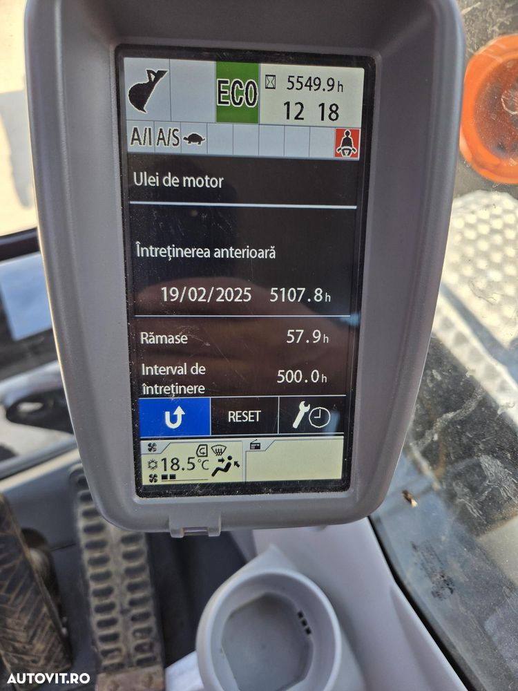Hitachi ZX140W-6, 2019, 5.549h, 17.1t, cupa NOUA 1,3m latime, LAMA+CALE, consum mediu 8,3l/h, revizii efectuate, Ad sapare 6m, ridica 7t, avertizare antirasturnare, inst picon si inst rotire pe brate, STARE FOARTE BUNA, posibil leasing,PROMOTIE 89.900Eur+Tva - 38