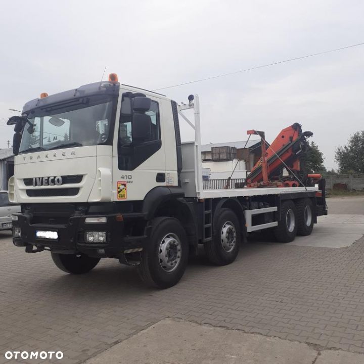 Iveco Trakker 410 EEV platforma 8x4 HDS Palfinger PK15500 - 19