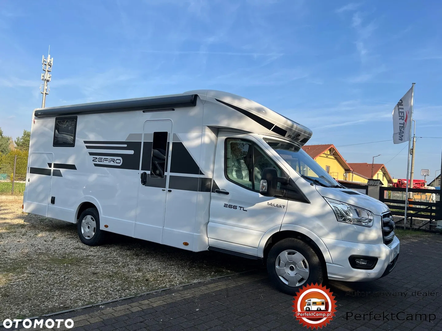 Roller Team ZEFIRO 266TL AUTOMAT 165KM TV 32 CALE ROUTER WIFI BAGAŻNIK NA ROWERY ISOFIX NOWY MODEL 2025 - 2