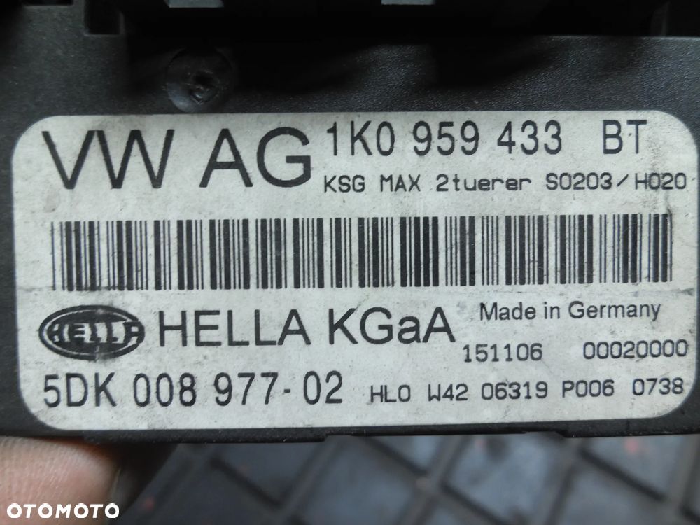 MODUŁ KOMFORTU VW TIGUAN 1K0959433BT AUDI VW SEAT SKODA POSIADAM 3 SZT - 4