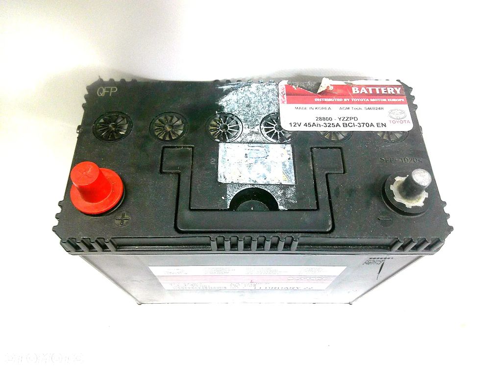Toyota OE A28800-YZZPD AKUMULATOR AURIS, PRIUS, RAV4 12v 45Ah - 4
