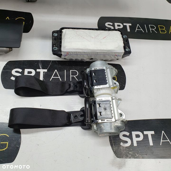 SKODA KODIAQ LIFT DESKA ROZDZIELCZA KONSOLA KOKPIT PULPIT PODUSZKI AIRBAG AIR BAG PASY KIT SET - 9