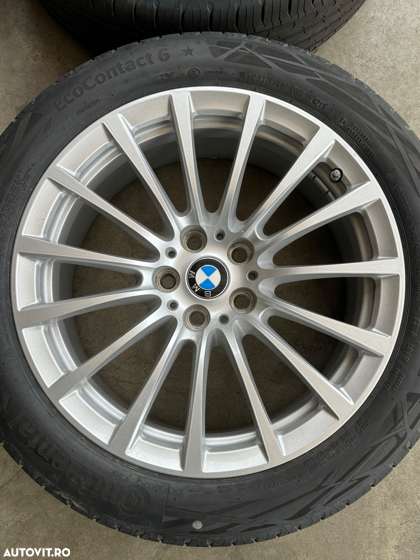 Vând jante originale BMW G30 seria 5 cu anvelope de vară noi - 3
