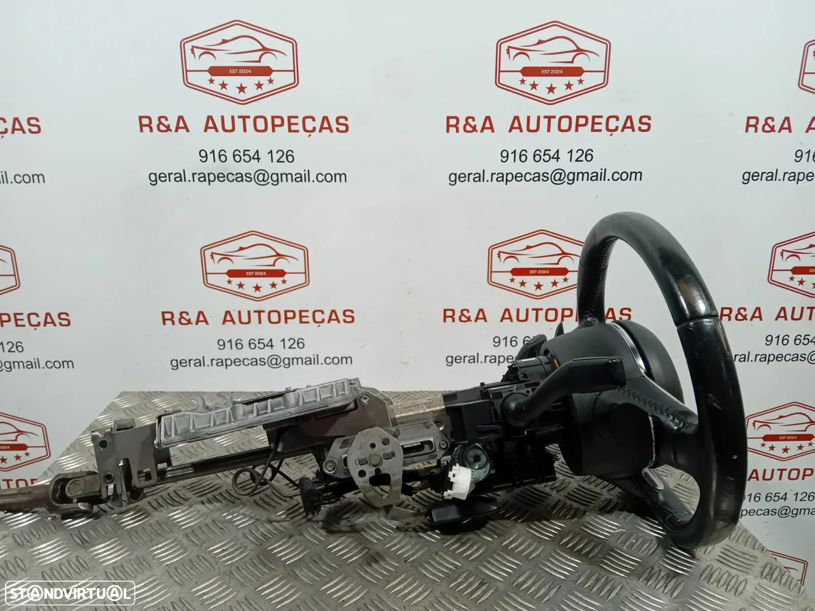 Volante pele Audi TT 8J 8J3 Flat Bottom - 6