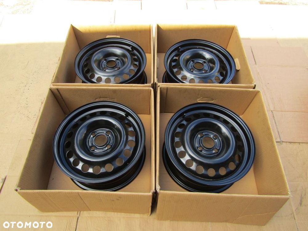 4x Felgi 15 Opel Astra G H Corsa C D Meriva A Combo C Fiat Grande Punto Evo - 1
