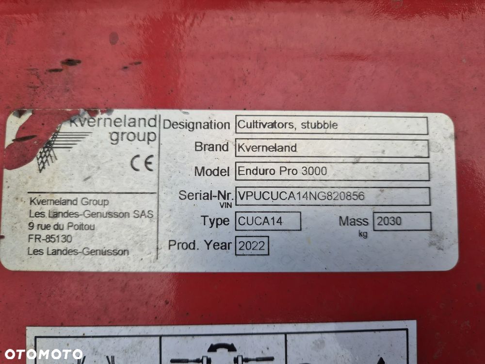 Kverneland Enduro Pro 3000 - 11
