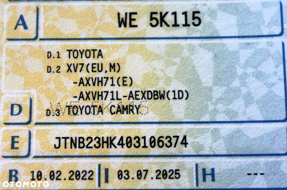 Toyota Camry 2.5 Hybrid Comfort CVT - 7