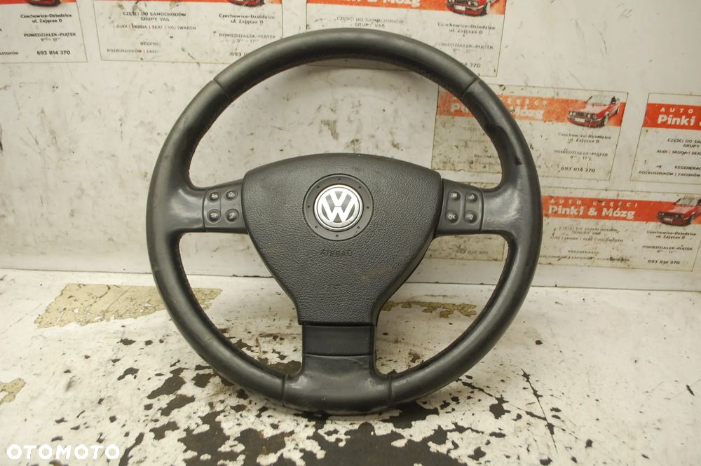 KIEROWNICA MULTIFUNKCYJNA + PODUSZKA AIR BAG 1K0959542A 1K0880201T VW GOLF V TOURAN PASSAT B6 3C0880201AG 3C0419091LE 3C0419091R - 8