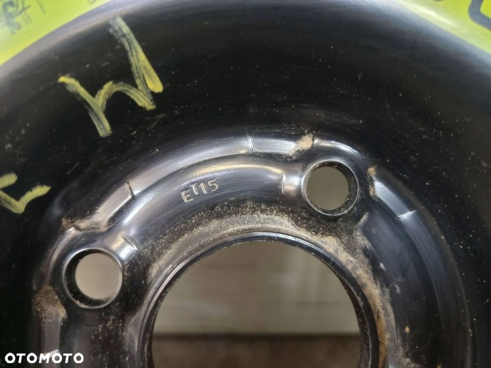KOŁO DOJAZDOWE ZAPASOWE PEUGEOT 208 3.5JX15 ET15 4X108 125/80R15 60AR1 - 5