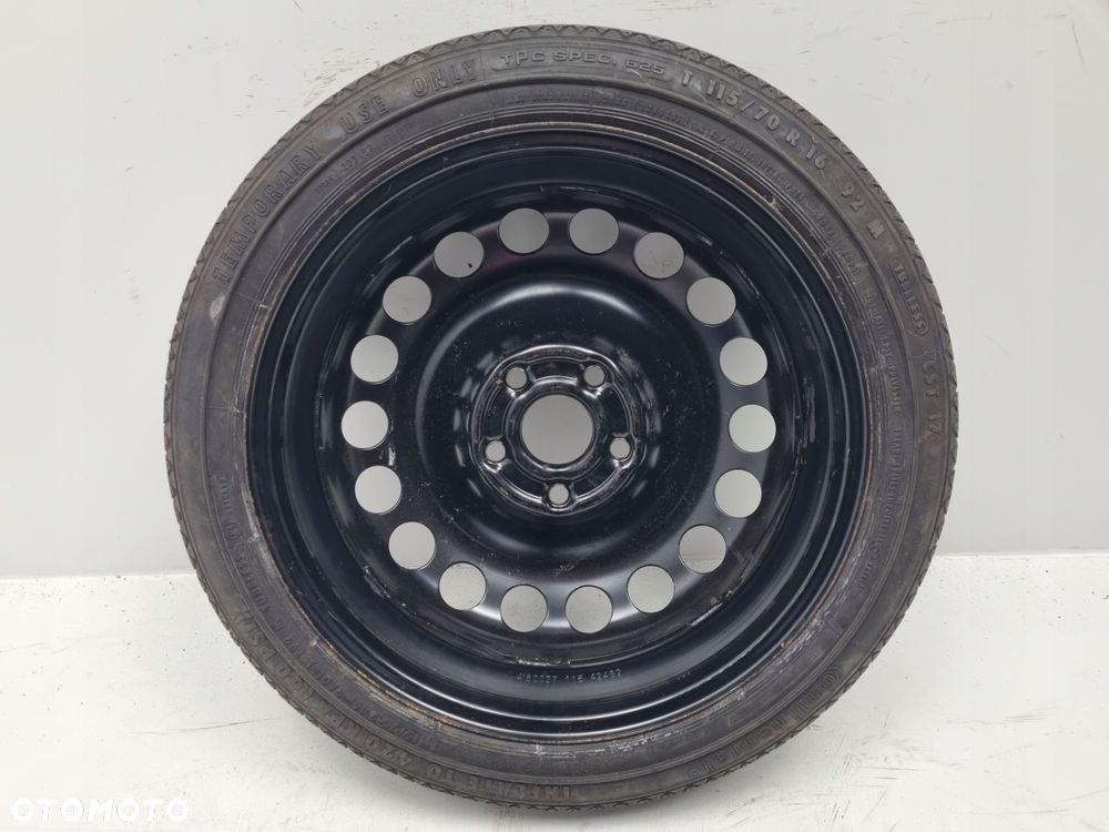 KOŁO DOJAZDOWE Opel Astra J Zafira C dojazdówka 115/70 R16 5x105 2160140 - 10