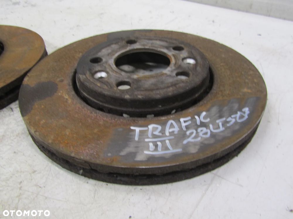 renault trafic III vivaro b talento 14r->1.6 dci tarcze hamulcowe przód - 3