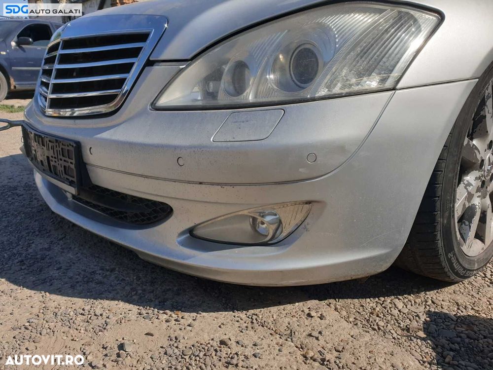 Capac Spalator Far Stanga de pe Bara Spoiler Fata Mercedes Clasa S Class W221 S320 2005 - 2009 Culoare C775 [C0281] - 2
