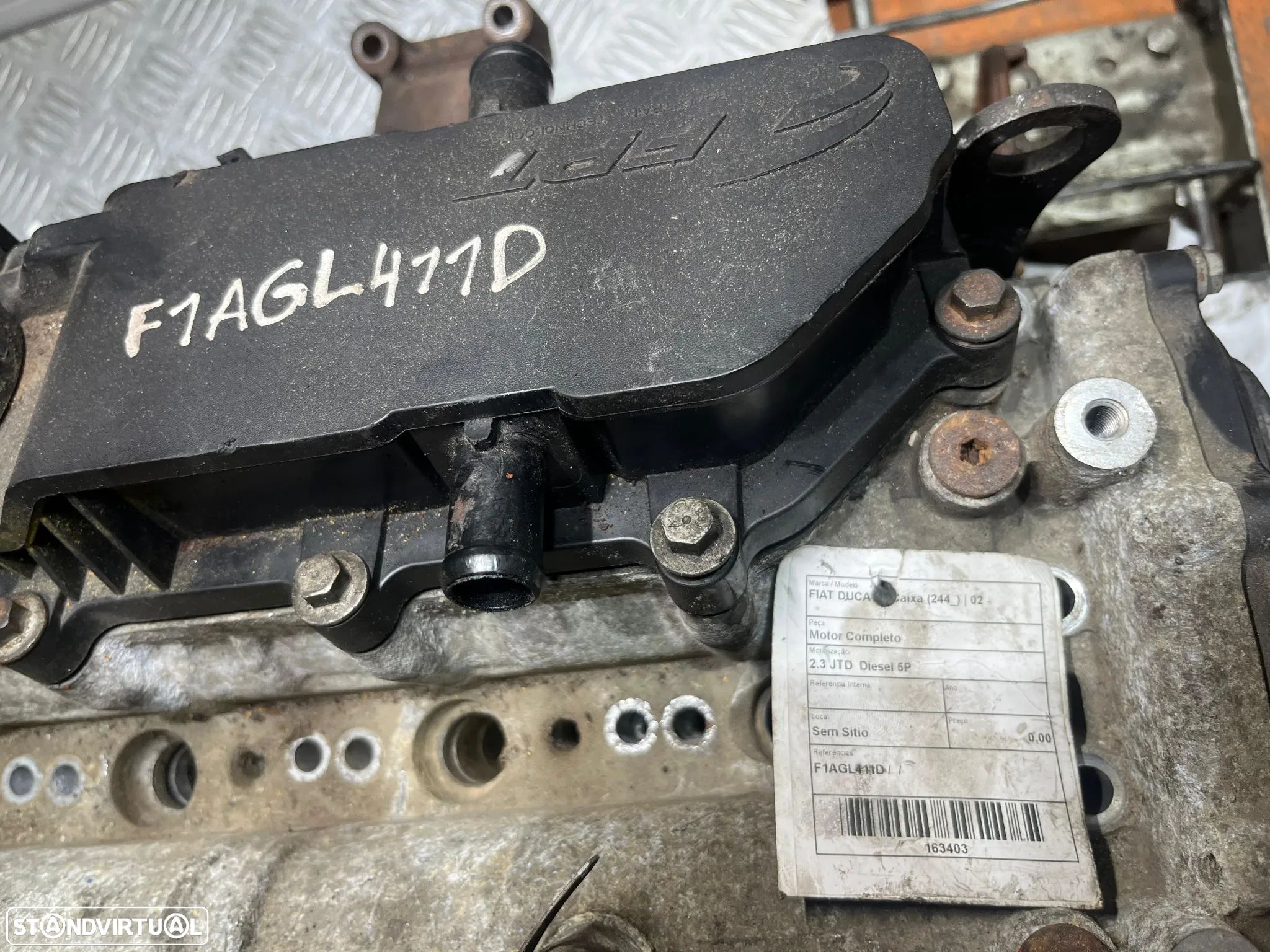 Colaça/Cambota/Injetores/Turbo/Pistões Fiat Ducato 2.3 JTD Ref: F1AGL411D/71796706/0445110520/5801594342 - 1