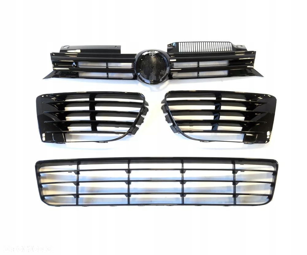 Zderzak Przod kpl Grill Kratki Led R20 R-Look Tuning Vw Golf VI 6 5k 5k0 - 10