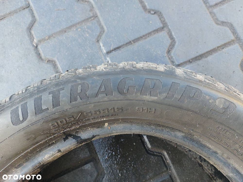 OPONY ZIMOWE 2 SZT 205/55R16 2014R GOODYEAR ULTRAGRIP 9 - 3