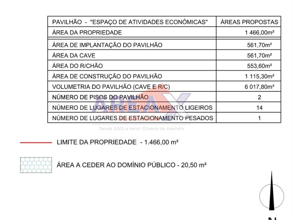 Terreno com projeto para pavilhão - Área de terreno: 1466m2 - Grande imagem: 5/13