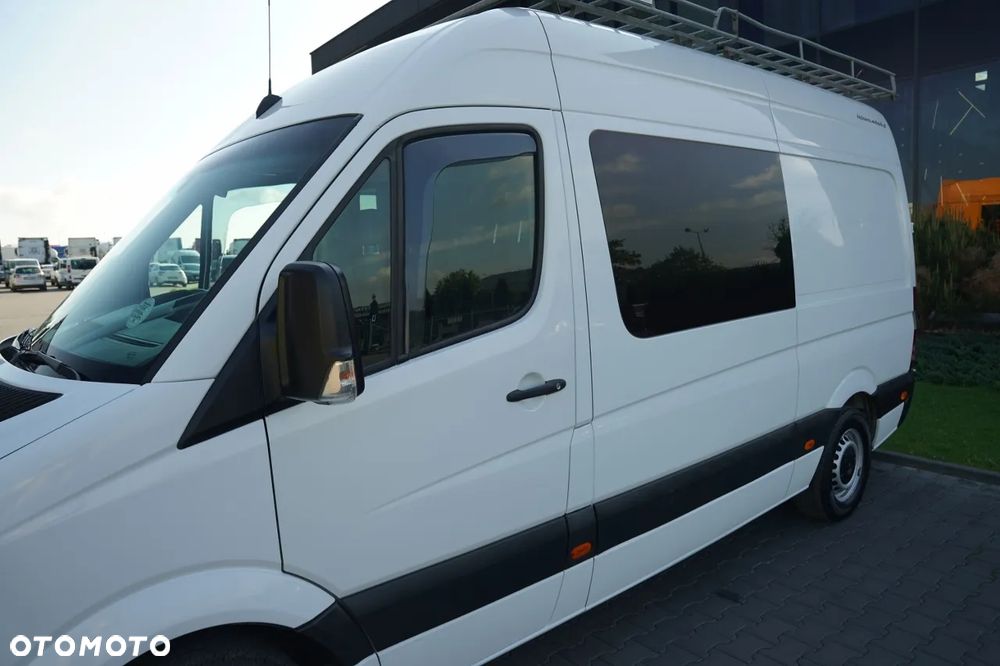 Mercedes-Benz SPRINTER 310 CDI / BRYGADÓWKA  7 MIEJSC / MANUAL / BLASZAK / FURGON - 11