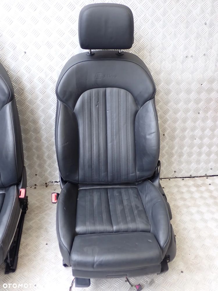 FOTELE PRZEDNIE AUDI A6 C7 S-LINE SKÓRA KOMPLET - 2