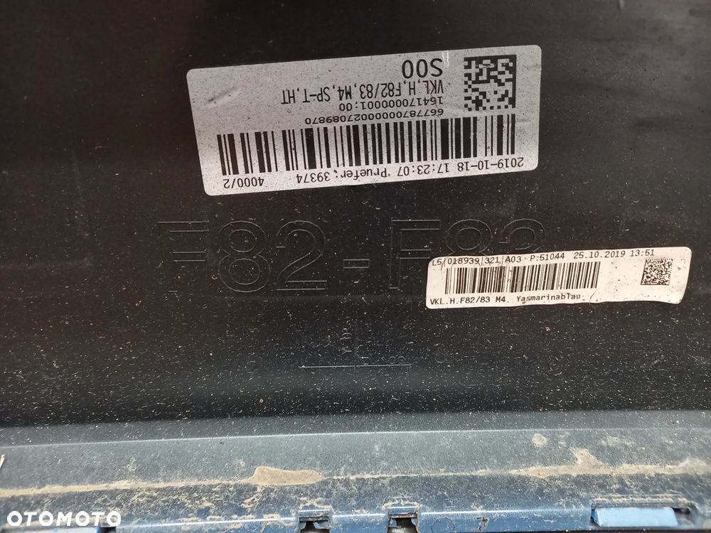 Bmw F82 F83 M4 M-Power zderzak tylny tyl - 9