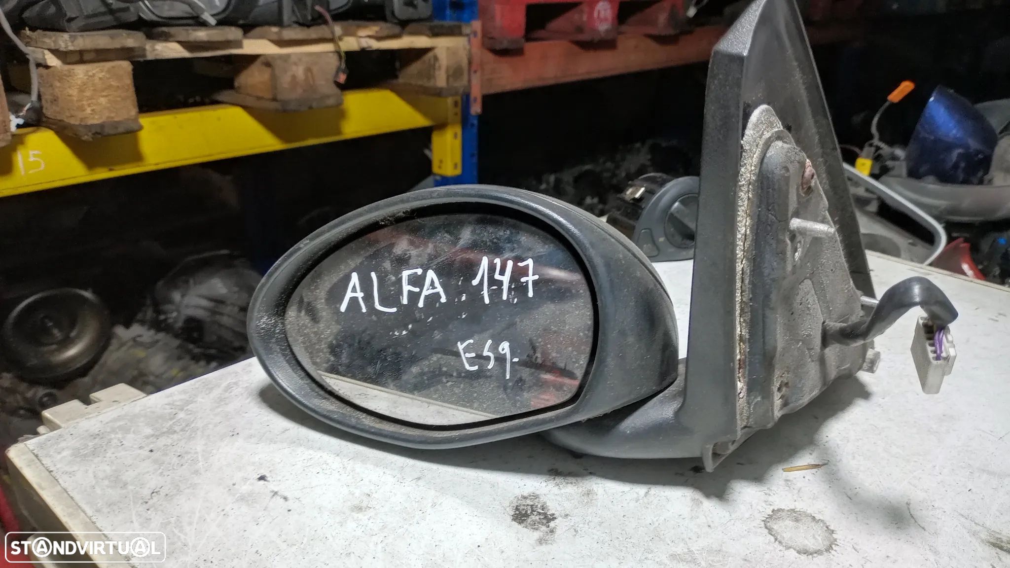 Retrovisor Alfa Romeu 147 Esquerdo - 1
