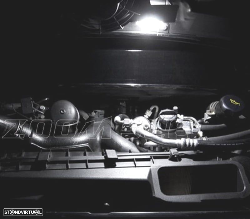 KIT COMPLETO 12 LAMPADAS LED INTERIOR PARA PORSCHE 911 996 CARRERA TURBO GT LED 98-05 - 2