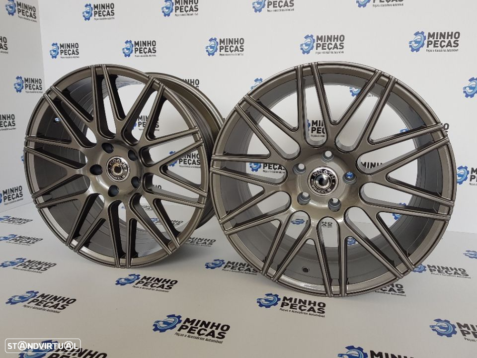 Jantes Wrath (WF-3) em 19" (5X120) Gloss GunMetal - 3