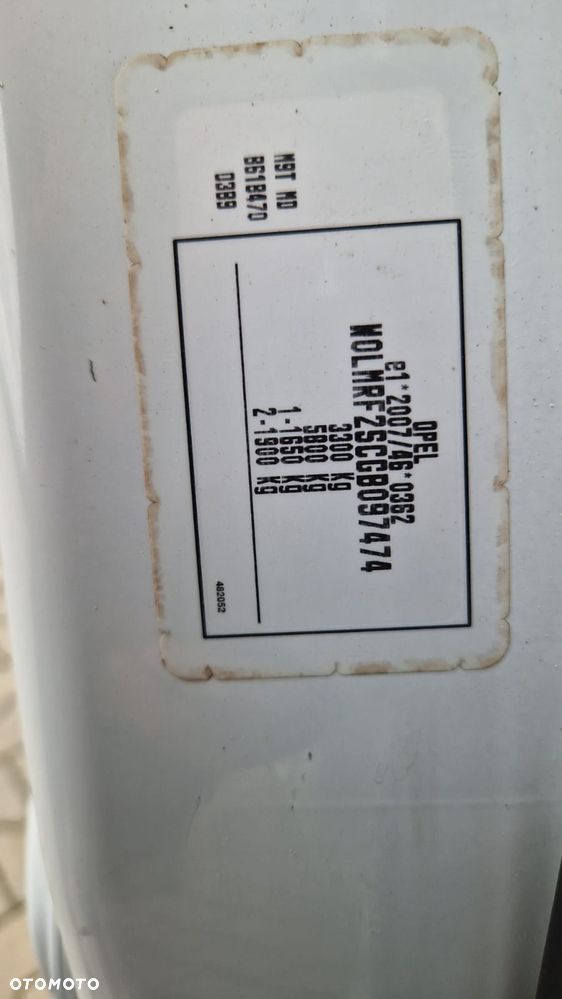Opel MOVANO L2H2 Klima Elektryka Tempomat Furgon 3os Pdc Bez Adblue Serwis - 21