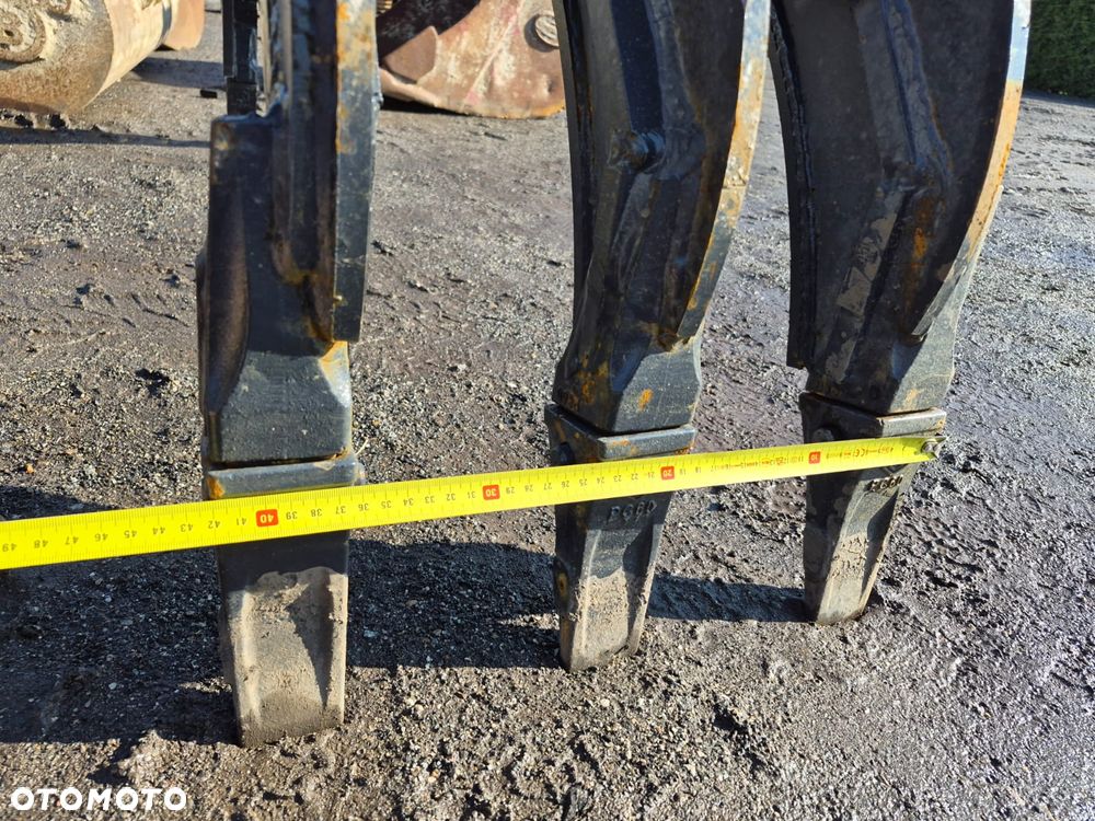 Chwytak hydrauliczny obrotowy 360 stopni na dwóch siłownikach na sworznie fi45mm fi70mm sortujący wyburzeniowy kleszcze pięciopalczaste KBKC RSB-50. NOWE!!! - 20