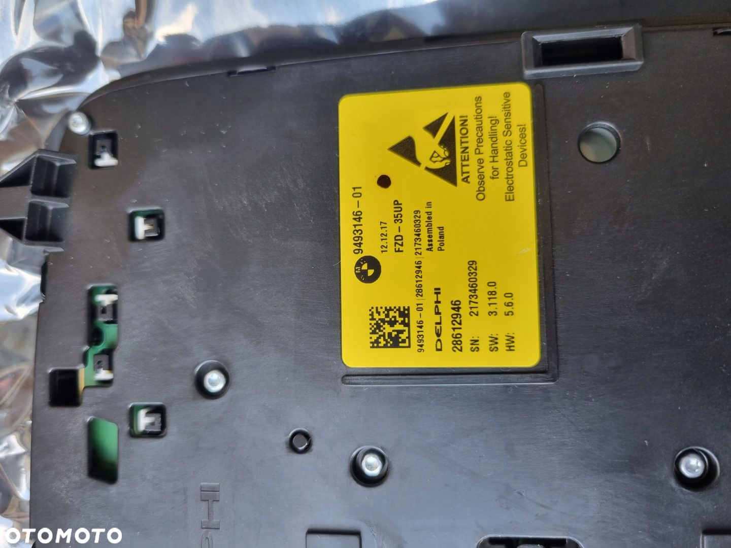 BMW 5 G30 G31 LAMPKA OŚWIETLENIE PODSUFITKI 9493146 - 3