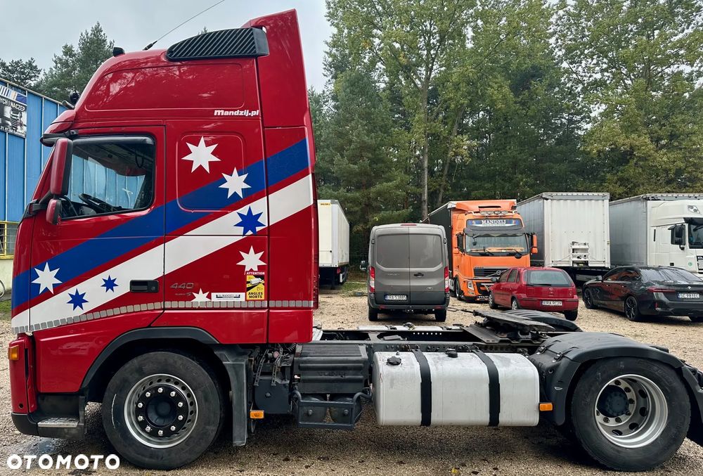Volvo FH440 GLOB XXL AUTOMAT SKÓRA 2xALUTANK STANDKLIMA WEBASTO XENONY SPOJLERY LODÓWKA EURO 5 2008 LOW DECK MEGA ŁADNY - 5
