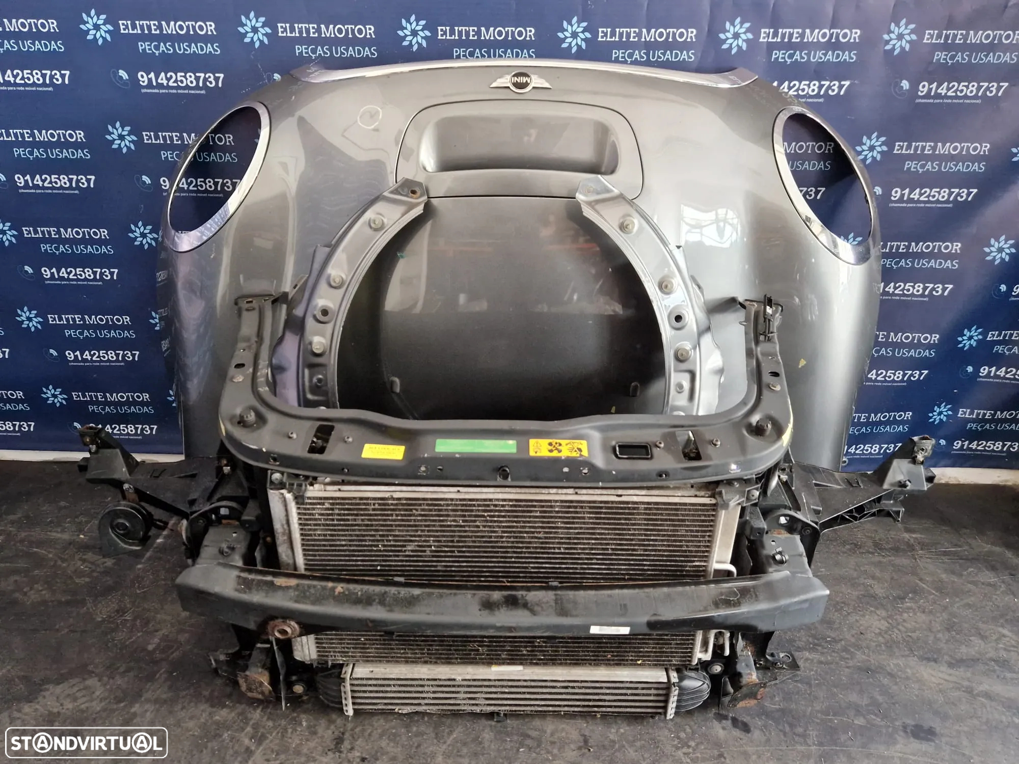 Frente completa usada MINI COOPER S R56 XENON R55 R57 capot parachoques oticas guardalamas - 7