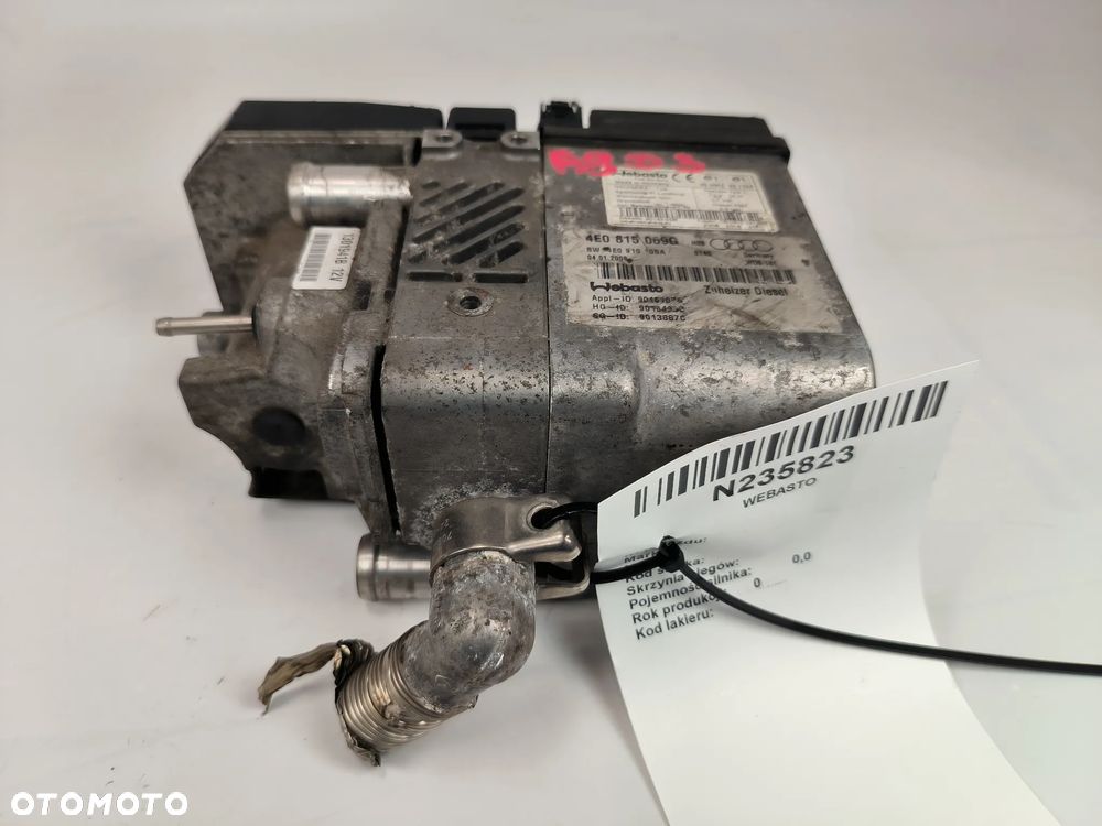 Ogrzewanie postojowe Webasto  4E0815069G  AUDI A8 - 6