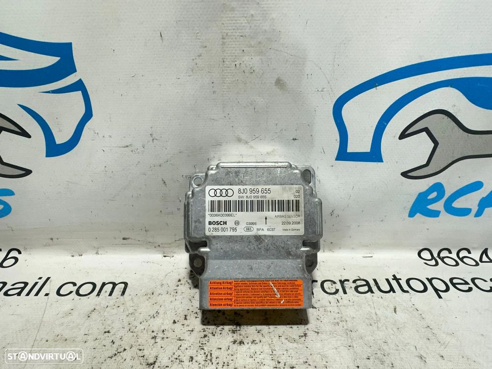 .Módulo Centralina Airbag SRS Original VW Volkswagen Audi TT 8J 8J0959655 2006 - 2014 - 2