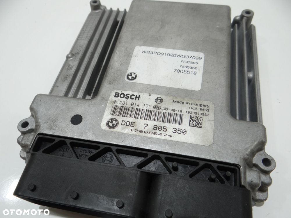 KOMPUTER STEROWNIK SILNIKA BMW X3 E83 LIFT 306D3 7805350 - 3