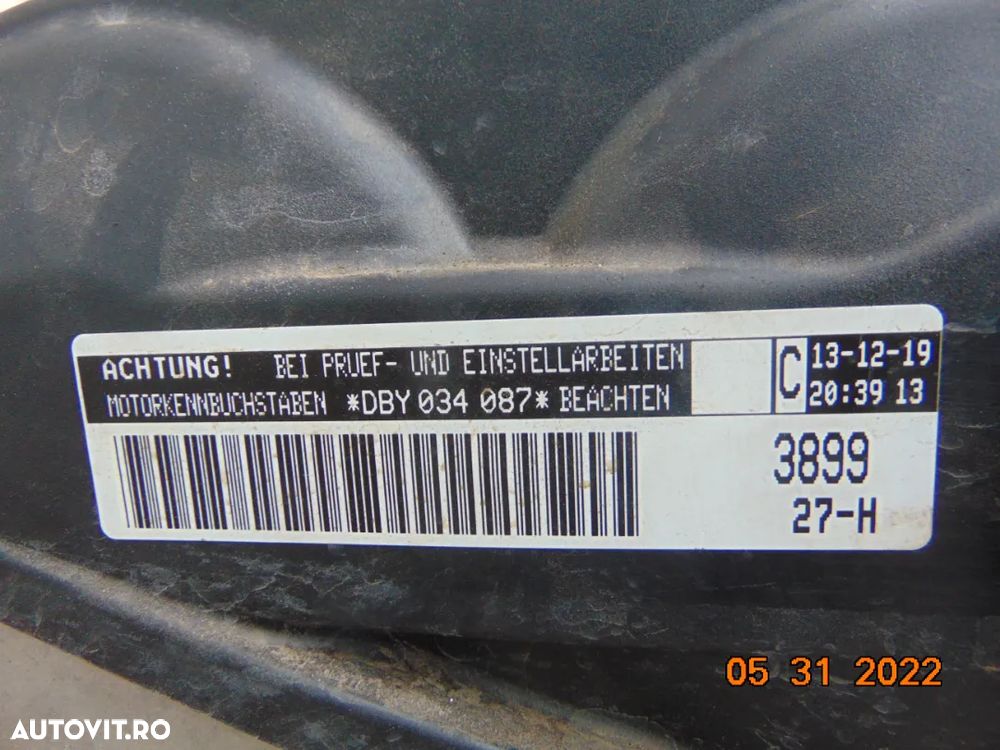 Motor VW 1.0 tgi DBY golf 7 polo t cross skoda fabia rapid octavia seat arona ibiza leon audi a1 sc - 5