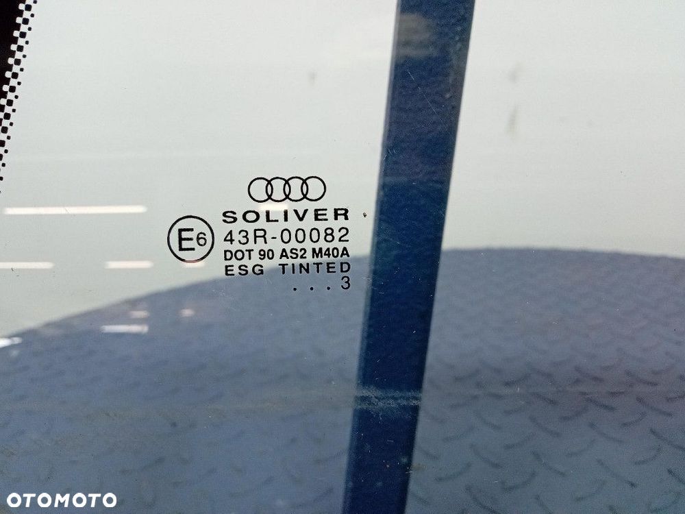 AUDI A4 B6 B7 CABRIO SZYBA BOCZNA TYŁ LEWA TYLNA 03R - 2