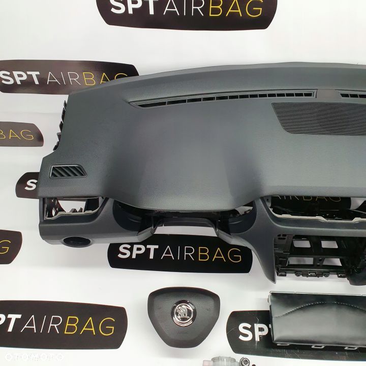 SKODA OCTAVIA III 3 5E0 LIFT DESKA ROZDZIELCZA KONSOLA KOKPIT PULPIT PODUSZKI AIRBAG AIR BAG PASY KIT SET - 2